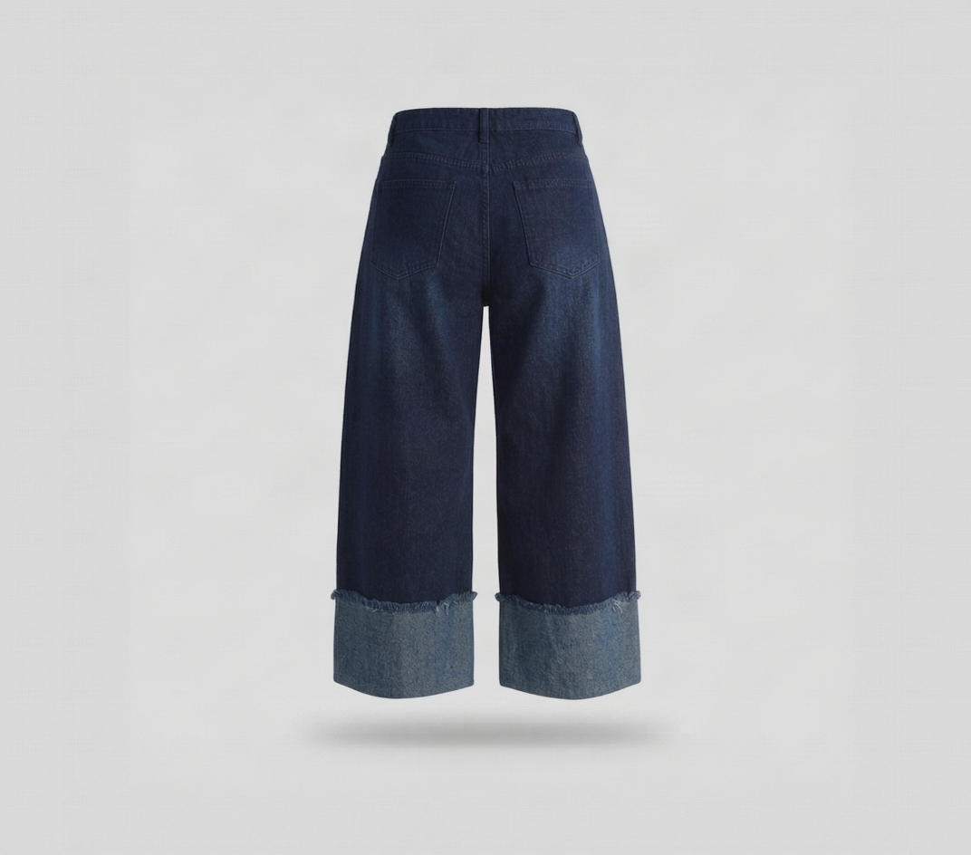Half & Half Indigo Jeans