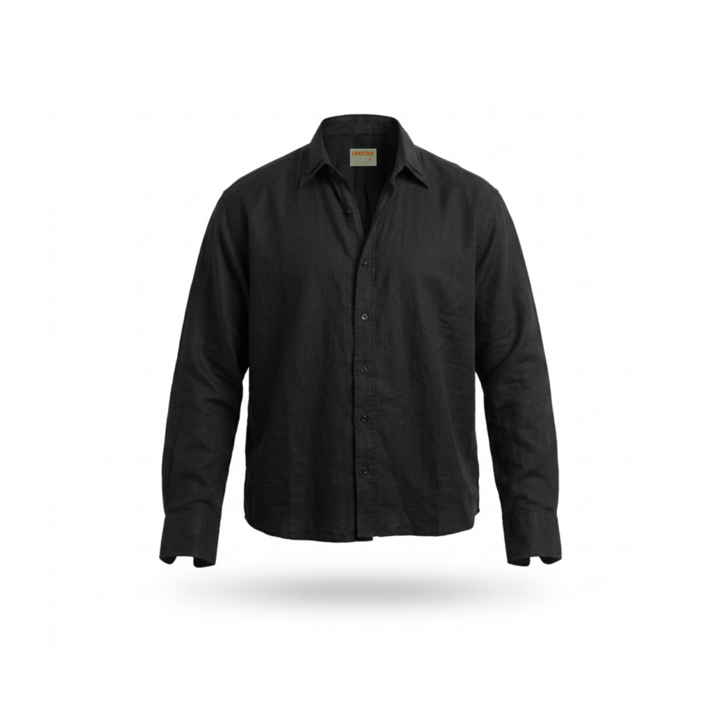 Black Linen Shirt